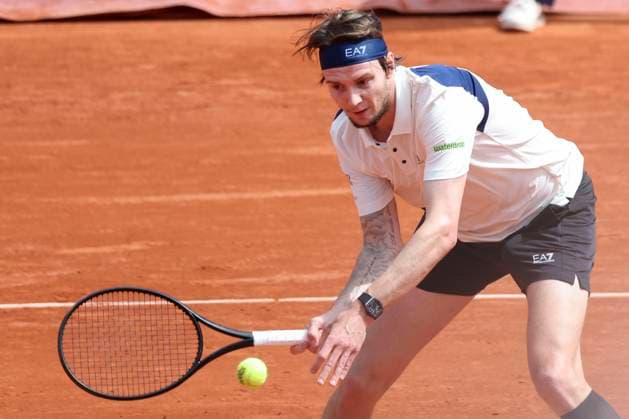 TENNIS : Roland Garros 2025 - Internationaux de France - 29 05 2025 Alex de Minaur (AUS) Vs Alexander Bublik (KAZ) ParisFrance  Copyright: xMichtofx