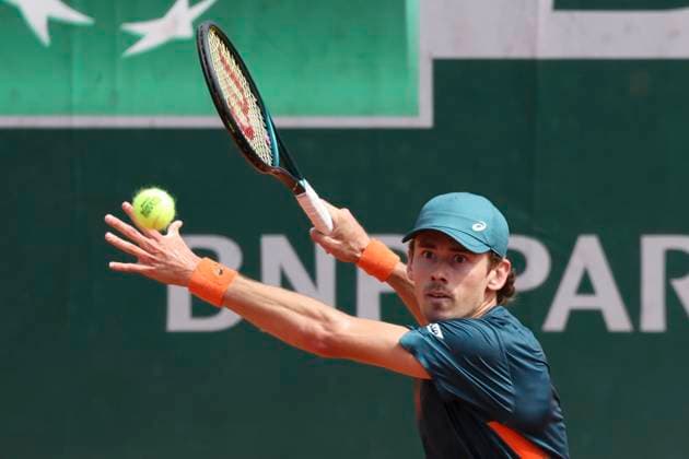 TENNIS : Roland Garros 2025 - Internationaux de France - 29 05 2025 Alex de Minaur (AUS) Vs Alexander Bublik (KAZ) ParisFrance  Copyright: xMichtofx