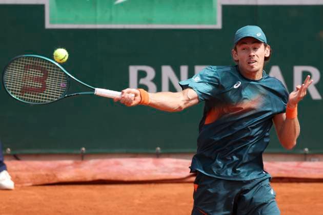 TENNIS : Roland Garros 2025 - Internationaux de France - 29 05 2025 Alex de Minaur (AUS) Vs Alexander Bublik (KAZ) ParisFrance  Copyright: xMichtofx