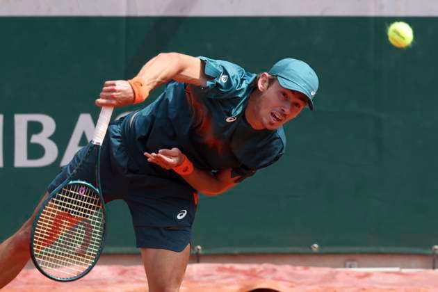TENNIS : Roland Garros 2025 - Internationaux de France - 29 05 2025 Alex de Minaur (AUS) Vs Alexander Bublik (KAZ) ParisFrance  Copyright: xMichtofx