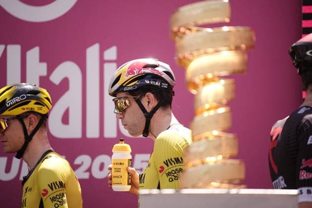 Van Aert Wout of Team Visma Lease A Bike during the stage 18 of the Giro d™Italia from Morbegno to Cesano Maderno, Italy - Thursday, May 29, 2025. - cycling.  Copyright: xMarcoxAlpozzi LaPressex