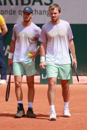 Kevin Krawietz, Tim Puetz, Herren Doppel, Men s Doubles Tennis - French Open 2025 - Roland Garros - Paris - - France - 29 May 2025. Copyright: xJuergenxHasenkopfx