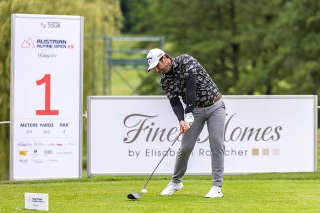 29.05.2025, Golf Club Gut Altentann, Henndorf am Wallersee, AUT, DP World Tour, Austrian Golf Open 2025, im Bild Adrian Otaegui (UAE) Adrian Otaegui (UAE) during the Austrian Golf Open of the DP World Tour at the Golf Club Gut Altentann in Henndorf am Wallersee, Austria on 2025 05 29. Expa Henndorf am Wallersee