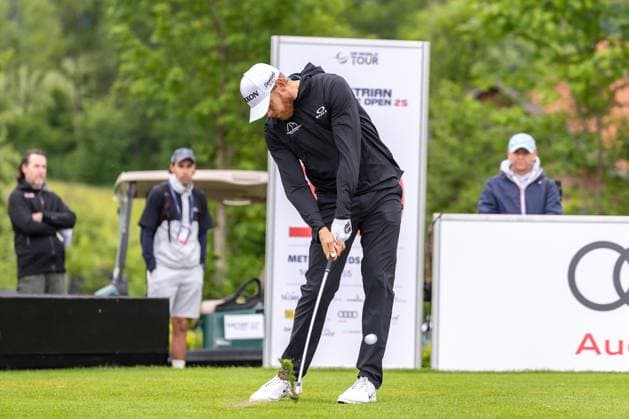 29.05.2025, Golf Club Gut Altentann, Henndorf am Wallersee, AUT, DP World Tour, Austrian Golf Open 2025, im Bild Sebastian Soederberg (SWE) Sebastian Soederberg (SWE) during the Austrian Golf Open of the DP World Tour at the Golf Club Gut Altentann in Henndorf am Wallersee, Austria on 2025 05 29. Expa Henndorf am Wallersee