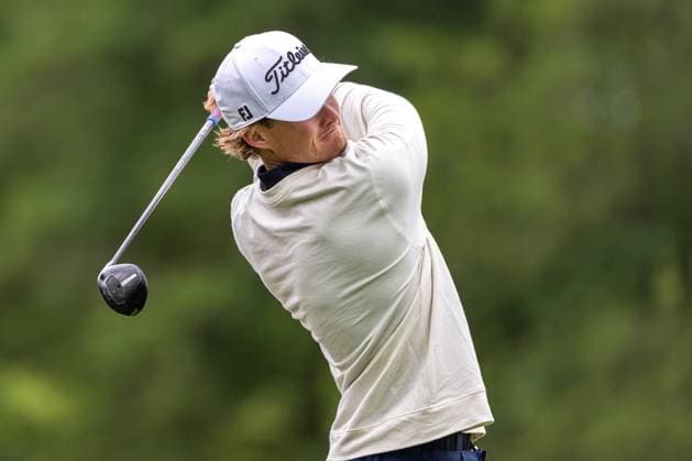 29.05.2025, Golf Club Gut Altentann, Henndorf am Wallersee, AUT, DP World Tour, Austrian Golf Open 2025, im Bild Andreas Halvorsen (NOR) Andreas Halvorsen (NOR) during the Austrian Golf Open of the DP World Tour at the Golf Club Gut Altentann in Henndorf am Wallersee, Austria on 2025 05 29. Expa Henndorf am Wallersee