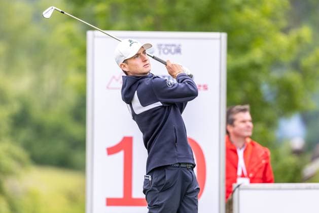 29.05.2025, Golf Club Gut Altentann, Henndorf am Wallersee, AUT, DP World Tour, Austrian Golf Open 2025, im Bild Jakob Lotschak (AUT) Jakob Lotschak of Austria during the Austrian Golf Open of the DP World Tour at the Golf Club Gut Altentann in Henndorf am Wallersee, Austria on 2025 05 29. Expa Henndorf am Wallersee