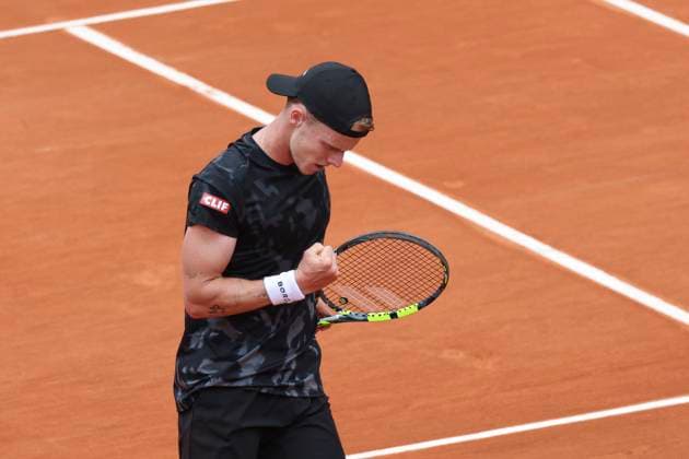 TENNIS : Roland Garros 2025 - Internationaux de France - 29 05 2025 Alexander Zverev (GER) Vs Jesper de Jong (NED) ParisFrance  Copyright: xMichtofx