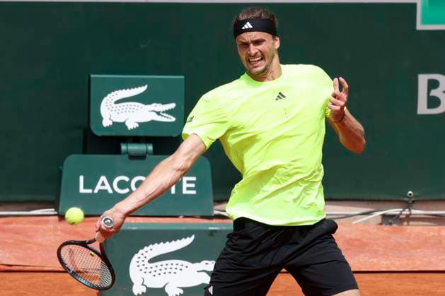 TENNIS : Roland Garros 2025 - Internationaux de France - 29 05 2025 Alexander Zverev (GER) Vs Jesper de Jong (NED) ParisFrance  Copyright: xMichtofx