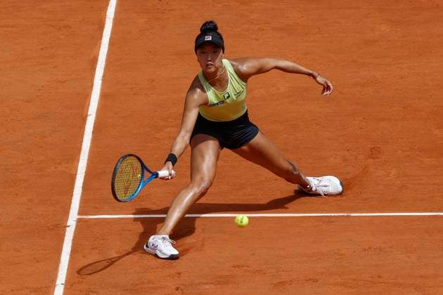 May 29, 2025, Paris, Paris, France: Ann Li (USA) in action during the tennis Grand Slam of Roland Garros 2025,match betweenJaume Ann Li (USA) and Jessica Pegula (USA)at Roland Garros Stadium - on May 29 2025.Paris - France Paris France - ZUMAb253 20250529_zsp_b253_049 Copyright: xLoicxBaratouxx