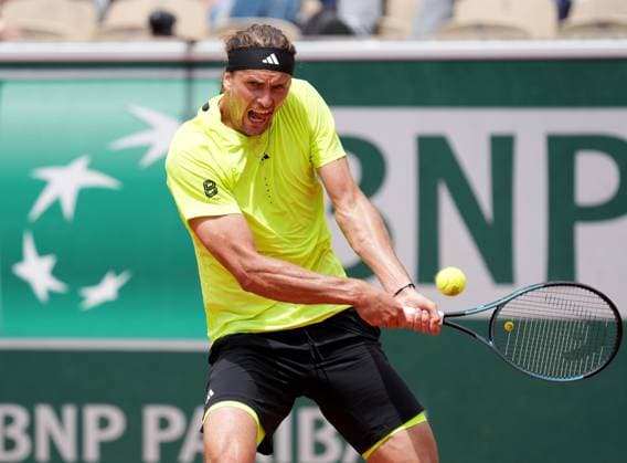 TENNIS - French Open 2025 PARIS,FRANCE,29.MAY.25 - TENNIS - ATP, Tennis Herren World Tour, French Open, Roland Garros, Grand Slam. Image shows Alexander Zverev (GER).  GEPAxpictures xMichaelxRiedler