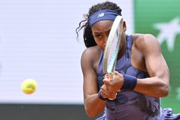 2025 Roland-Garros - Day 5 PARIS, FRANCE - MAY 29: Coco Gauff of the United States during her match against Tereza Valentova (not seen) of USA in the second round of the women s singles competition on Court Philippe-Chatrier during the 2025 French Open Tennis Tournament at Roland Garros in Paris, France on May 29, 2025. Burak Akbulut Anadolu Paris France. Editorial use only. Please get in touch for any other usage.  Copyright: x2025xAnadoluxBurakxAkbulutx