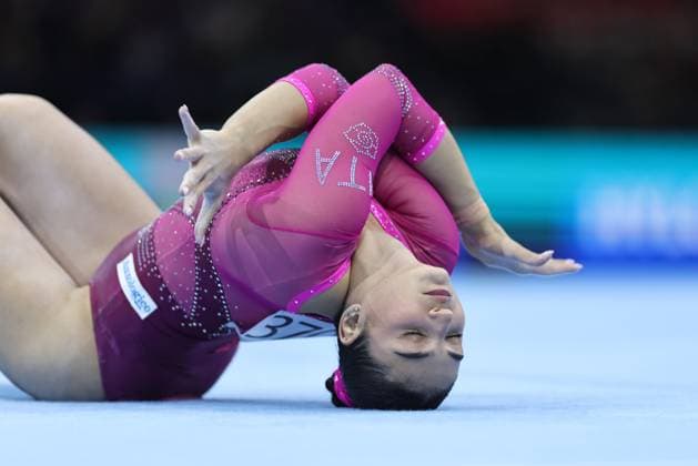 Sport Themen der Woche KW22 Manila Esposito, ITA, during all-around final at 2025 Europeans in Leipzig; 29 05 2025; *** Manila Esposito, ITA, during all around final at 2025 Europeans in Leipzig 29 05 2025 