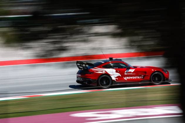 F1 Safety Car, Mercedes-AMG GT Black Series, F1 Grand Prix of Spain at Circuit de Barcelona-Catalunya on May 29, 2025 in Barcelona, Spain. (Photo by HOCH ZWEI) Barcelona Spain