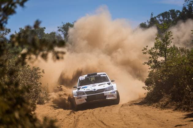 Sport Themen der Woche KW22 AUTO - RALLYE TERRE D™ALERIA 2025 21 LAPOUILLE HUGUES, BAYARD LAURENT, SKODA FABIA R5, ACTION during the Rallye Terre d™AlÃ ria 2025, 3rd round of the Championnat de France des rallyes Terre 2025, from May 29 to 31, 2025 in AlÃ ria, France - AlÃ riaFrance  Copyright: xBastienxRouxx