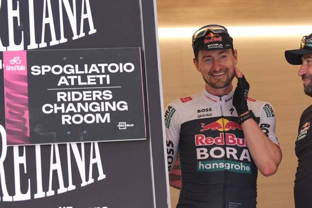 Denz Nico of Red Bull - Bora - Hansgrohe Team winner of the stage during the stage 18 of the Giro d™Italia from Morbegno to Cesano Maderno, Italy - Thursday, May 29, 2025. - cycling.  Copyright: xGianxMattiaxD Alberto LaPressex