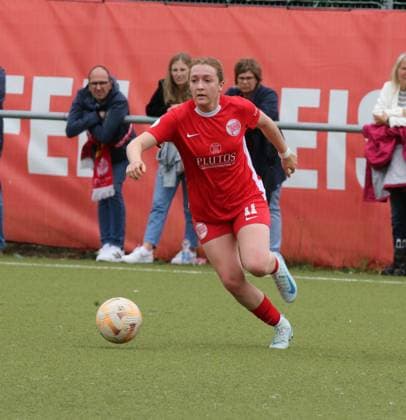 29.05.2025 xmgoodx Offenbach am Main, Fussball Hessenpokal 2024 2025 Halbfinale Frauen Kickers Offenbach (OFC) - FSV Hessen Wetzlar Ann-Kathrin Seiler (11, OFC Frauen)