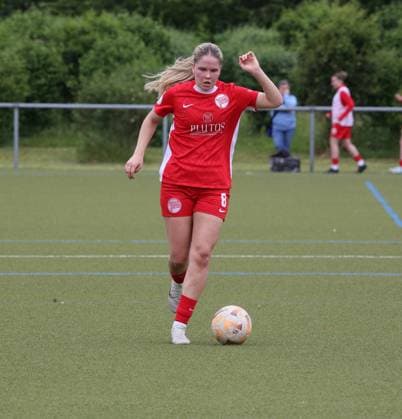 29.05.2025 xmgoodx Offenbach am Main, Fussball Hessenpokal 2024 2025 Halbfinale Frauen Kickers Offenbach (OFC) - FSV Hessen Wetzlar Leonie Gosch (8, OFC Frauen)