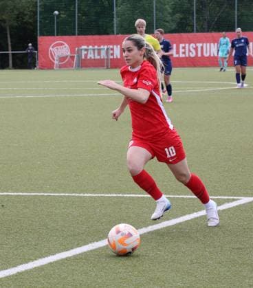 29.05.2025 xmgoodx Offenbach am Main, Fussball Hessenpokal 2024 2025 Halbfinale Frauen Kickers Offenbach (OFC) - FSV Hessen Wetzlar NataÅ¡a Petrov (10, OFC Frauen)