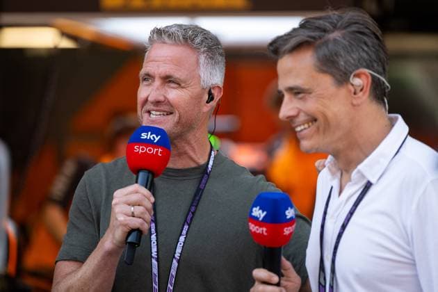 Ralf Schumacher (Sky TV Experte), Sascha Roos (Sky TV Kommentator), ESP, Formel 1 Weltmeisterschaft, Aramco Grand Prix von Spanien, Circuit de Barcelona Catalunya, Media Day, Saison 2025, 29.05.2025 ESP, Formel 1 Weltmeisterschaft, Aramco Grand Prix von Spanien, Circuit de Barcelona Catalunya, Media Day, Saison 2025, 29.05.2025 Barcelona Copyright: xEibner-Pressefoto Memmlerx EP_MMR