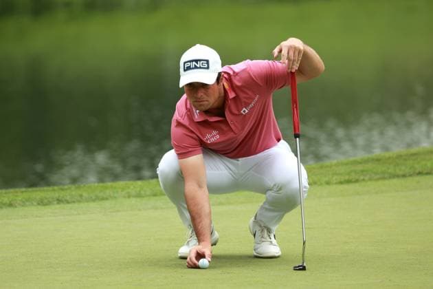 The Memorial Tournament Victor Hovland of Norway lines up his putt on the third green during the first round of The Memorial Tournament presented by Workday at Muirfield Village Golf Club in Dublin, Ohio, USA onThursday, May 29, 2025. Dublin Ohio United States  Copyright: xJorgexLemusx originalFilename:lemus-thememor250529_npKkw.jpg
