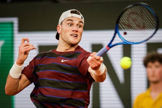 May 29, 2025, Paris, France, France: Jack DRAPER of Great Britain during the fifth day of Roland-Garros 2025, French Open 2025, Grand Slam tennis tournament at Roland-Garros Stadium on May 29, 2025 in Paris, France. Paris France - ZUMAm308 20250529_zsp_m308_047 Copyright: xMatthieuxMirvillex