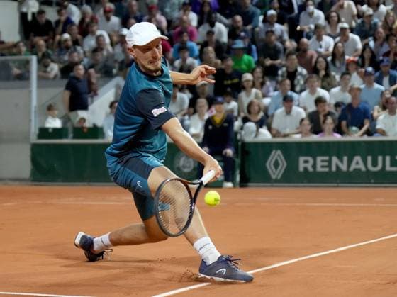 TENNIS - French Open 2025 PARIS,FRANCE,29.MAY.25 - TENNIS - ATP, Tennis Herren World Tour, French Open, Roland Garros, Grand Slam. Image shows Filip Misolic (AUT).  GEPAxpictures xMichaelxRiedler