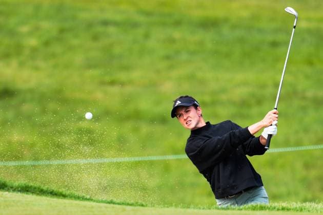 May 29, 2025, Madison, Wisconsin, USA: LINN GRANT of Sweden hits a bunker shot during the opening round of the 2025 LPGA, Golf Damen U.S. Womens Open at Erin Hills Golf Course. Madison USA - ZUMAb262 20250529_znp_b262_003 Copyright: xJeffxM.xBrownx