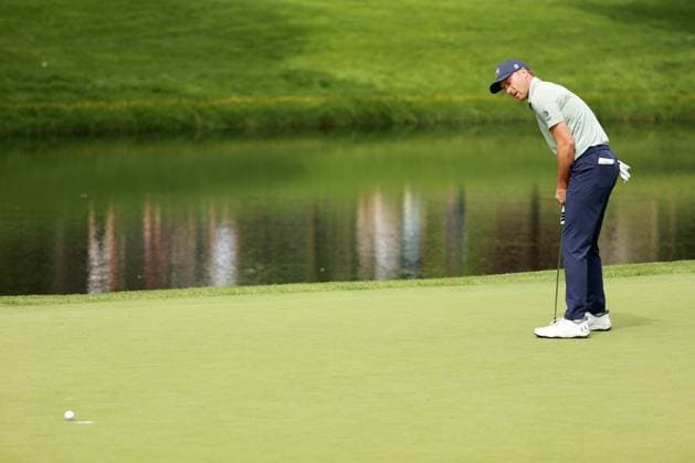 The Memorial Tournament Jordan Spieth of United States reacts to his putt on the third green during the first round of The Memorial Tournament presented by Workday at Muirfield Village Golf Club in Dublin, Ohio, USA onThursday, May 29, 2025. Dublin Ohio United States  Copyright: xJorgexLemusx originalFilename:lemus-thememor250529_npjIj.jpg