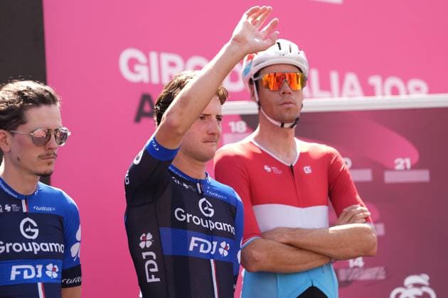 Paleni Enzo of Groupama-Fdj during the stage 19 of the Giro d™Italia from Biella to Champoluc, Italy - Friday, May 30, 2025. - cycling.  Copyright: xMassimoxPaolone LaPressex