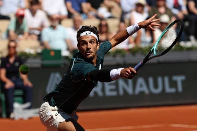 ROLAND GARROS 2025 Thierry Larret MAXPPP - PARIS (75) 30 05 2025 Thierry Larret Maxppp. Tennis. Roland Garros 2025. Internationaux de France de tennis. Stade Roland Garros, Paris (75). Le 30 mai 2025. Court Suzanne Lenglen : Lorenzo MUSETTI (ITA) vs Mariano NAVONE (ARG) - Tennis. Roland Garros 2025. French Open tennis tournament. Roland Garros Stadium, Paris (75) PARIS (75) STADE ROLAND GARROS PARIS ILE DE FRANCE FRANCE  Copyright: xMAXPPPxThierryxLarretx TLR202505305112 TLR202505305112