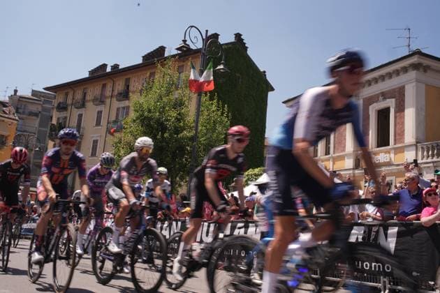 during the stage 19 of the Giro d™Italia from Biella to Champoluc, Italy - Friday, May 30, 2025. - cycling.  Copyright: xMarcoxAlpozzix