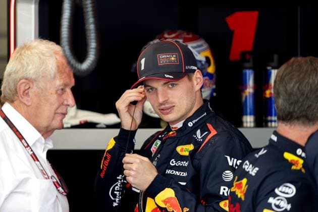 BARCELONA - Max Verstappen (Red Bull Racing) at the Circuit de Barcelona-Catalunya prior to the first free practice session ahead of the Spanish Grand Prix. ANP SANDER KING xVIxANPxSportx xxANPxIVx 529001389 originalFilename: 529001389.jpg