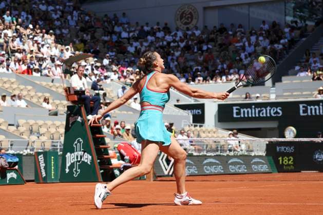 TENNIS : Roland Garros 2025 - Internationaux de France - 30 05 2025 Aryna Sabalenka (RUS) Vs Olga Danilovic (SRB) ParisFrance  Copyright: xMichtofx