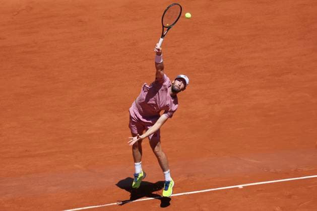 TENNIS : Roland Garros 2025 - Internationaux de France - 30 05 2025 Quentin Halys (FRA) Vs Holger Rune (DEN) ParisFrance  Copyright: xMichtofx
