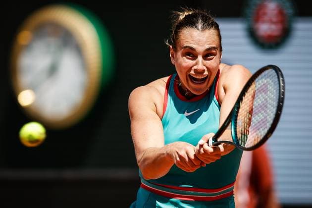 May 30, 2025, Paris, France, France: Aryna SABALENKA of Belarus during the sixth day of Roland-Garros 2025, French Open 2025, Grand Slam tennis tournament at Roland-Garros Stadium on May 30, 2025 in Paris, France. Paris France - ZUMAm308 20250530_zsp_m308_012 Copyright: xMatthieuxMirvillex