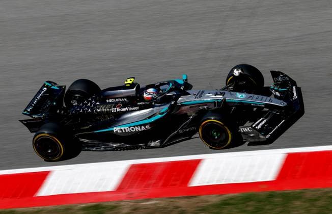 12 Andrea Kimi Antonelli (ITA, Mercedes-AMG Petronas F1 Team), F1 Grand Prix of Spain at Circuit de Barcelona-Catalunya on May 30, 2025 in Barcelona, Spain. (Photo by HOCH ZWEI) Barcelona Spain