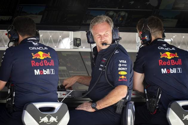 BARCELONA - Team boss Christian Horner (Red Bull Racing) at the Circuit de Barcelona-Catalunya during first free practice ahead of the Spanish Grand Prix. ANP SANDER KING xVIxANPxSportx xxANPxIVx 529003387 originalFilename: 529003387.jpg