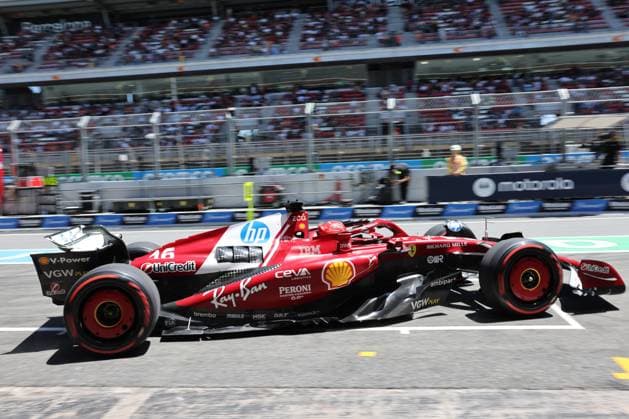 Charles Leclerc (Scuderia Ferrari HP, 16), ESP, Formel 1 Weltmeisterschaft, Aramco Grand Prix von Spanien, Circuit de Barcelona Catalunya, Saison 2025, 30.05.2025 ITA, Formel 1 Weltmeisterschaft, Spanish Grand Prix, 30.05.2024 Barcelona Copyright: xEibner-Pressefoto AnnikaxGrafx EP_AGF