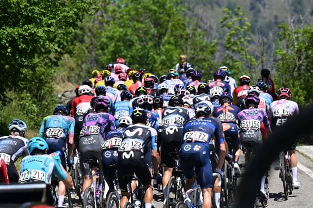 30-05-2025 Giro D italia; Tappa 19 Biella - Champoluc; Col Tzecore; 