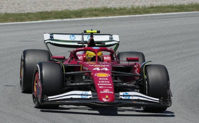 30.05.2025, Circuit de Catalunya, Barcelona, Formel 1 Aramco Grand Prix von Spanien 2025 , im Bild Lewis Hamilton (GBR), Scuderia Ferrari HP (Photo by Hasan Bratic DeFodi Images)