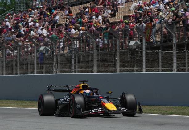Formel 1 Aramco Grand Prix von Spanien 2025 30.05.2025, Circuit de Catalunya, Barcelona, Formel 1 Aramco Grand Prix von Spanien 2025 , im Bild Max Verstappen (NLD), Oracle Red Bull Racing