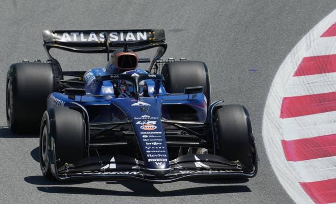 30.05.2025, Circuit de Catalunya, Barcelona, Formel 1 Aramco Grand Prix von Spanien 2025 , im Bild Victor Martins (FRA), Atlassian Williams Racing (Photo by Hasan Bratic DeFodi Images)
