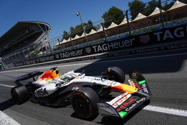 Formel 1 Aramco Grand Prix von Spanien 2025 30.05.2025, Circuit de Catalunya, Barcelona, Formel 1 Aramco Grand Prix von Spanien 2025 , im Bild Isack Hadjar (FRA), Visa Cash App RB Formula One Team