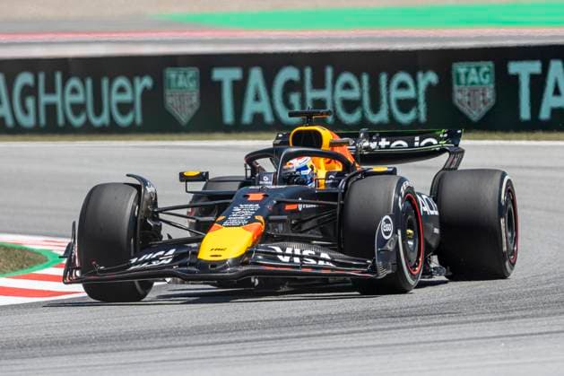 30th May 2025; Circuit de Barcelona-Catalunya, Barcelona, Spain; Formula 1 Spanish Grand Prix 2025: Free Practice Day; Max Verstappen of the Red Bull Racing Team drives the RB21 at the Circuit of Catalunya  ActionPlus12795850 PabloxGuillen