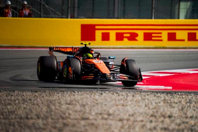 Formula 1 Aramco Gran Premio de Espana 2025 Gabriela Testa OVERTAKE MAXPPP - Barcelona 30 05 2025 04 NORRIS Lando (gbr), McLaren F1 Team, action during the Formula 1 Aramco Gran Premio de Espana 2025, the 9th round of the 2025 FIA Formula 1 World Championship, WM, Weltmeisterschaft at the Circuit of Barcelona-Catalunya from May 29 to June 1, 2025, in Montmeló, Spain Barcelona Spain  Copyright: xOVERTAKE MAXPPPxGabrielaxTestax OVT202505306274 OVT202505306274