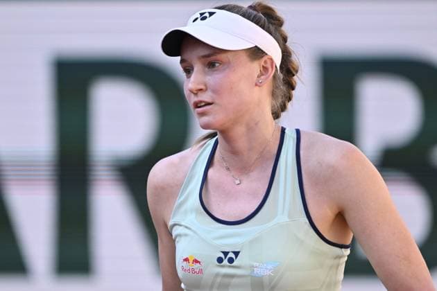 2025 Roland-Garros - Day 6 PARIS, FRANCE - MAY 30: Elena Rybakina of Kazakhstan in action against Latvia s Jelena Ostapenko during the Women s Singles Third Round match on Day Six of the 2025 French Open at Roland Garros on May 30, 2025 in Paris, France. Burak Akbulut Anadolu Paris France. Editorial use only. Please get in touch for any other usage.  Copyright: x2025xAnadoluxBurakxAkbulutx