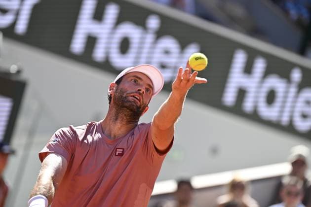 Tennis : Roland Garros 2025 - ITF - Tennis - Roland Garros 2025 - ITF - Quentin Halys - France France  Copyright: xChryslenexCaillaudx Psnewzx