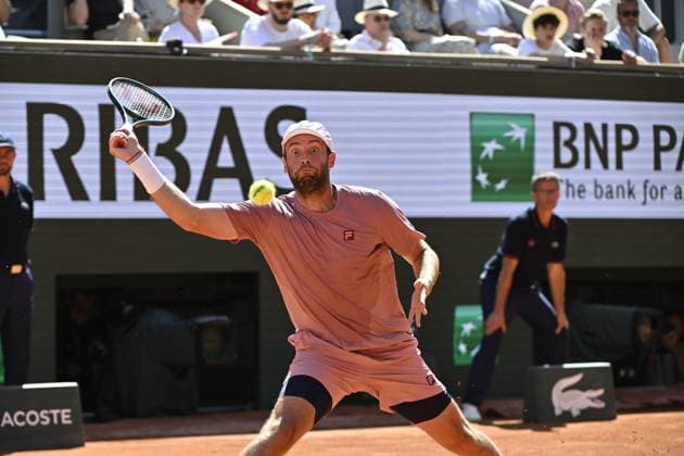 Tennis : Roland Garros 2025 - ITF - Tennis - Roland Garros 2025 - ITF - Quentin Halys - France France  Copyright: xChryslenexCaillaudx Psnewzx