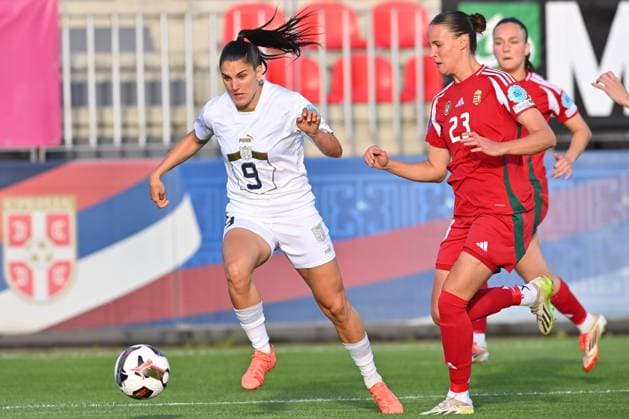 SERBIA vs HUNGARY JOVANA DAMNJANOVIC football Serbia vs Hungary Nations league sports center FSS, Stara Pazova 30.05.2025. Foto: FOOTBALL, SERBIA, HUNGARY, NATIONS LEAGUE, WOMEN Stara Pazova Sports center Stara Pazova Serbia Copyright: xMarkoxMetlas xMNxPressx