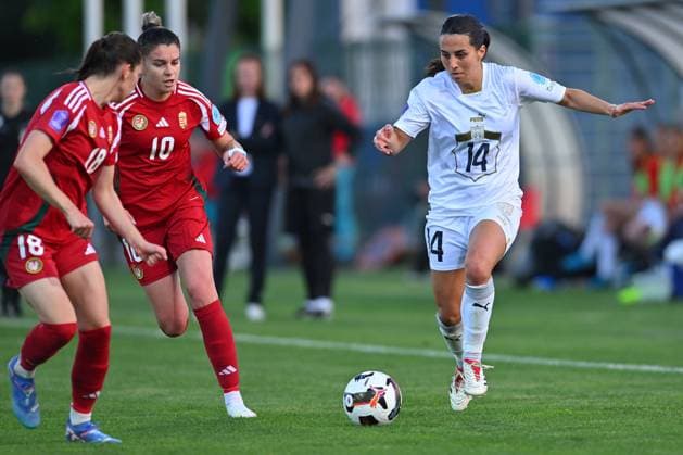 SERBIA vs HUNGARY VESNA MILIVOJEVIC football Serbia vs Hungary Nations league sports center FSS, Stara Pazova 30.05.2025. Foto: FOOTBALL, SERBIA, HUNGARY, NATIONS LEAGUE, WOMEN Stara Pazova Sports center Stara Pazova Serbia Copyright: xMarkoxMetlas xMNxPressx